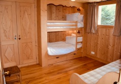 Bedroom 3-bunks and twin sofa
